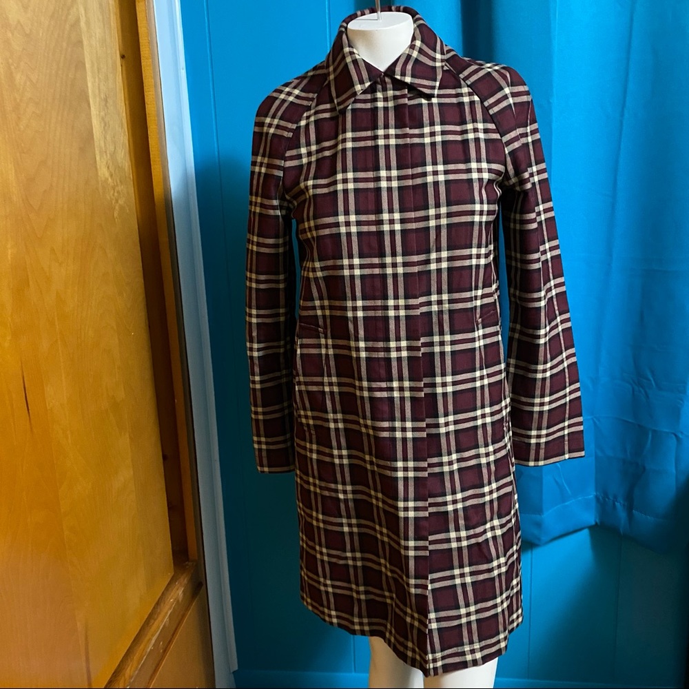Express Plaid Coat